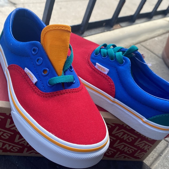 COLORFUL Kid Vans size 2.5 - Picture 12 of 15
